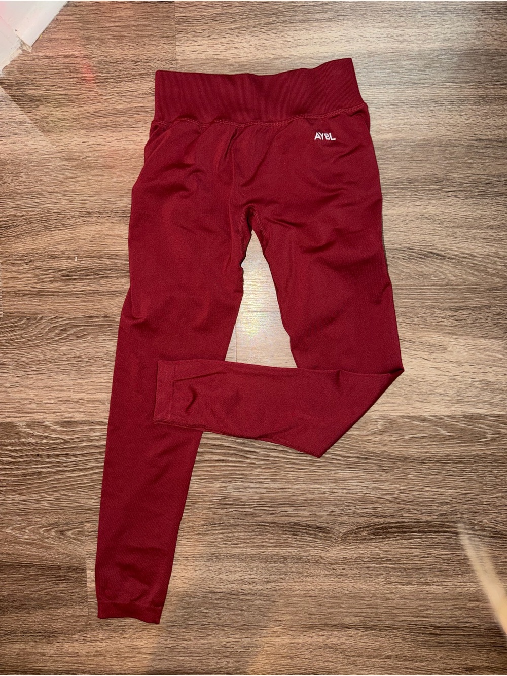 AYBL Red Scrunch Leggings